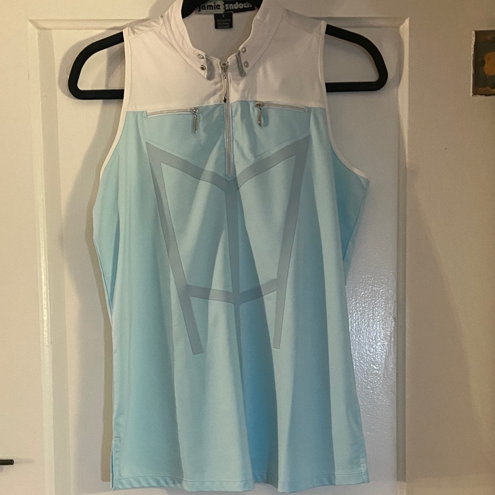 Jamie Sadock Women's Tank Top - White and Light Blue